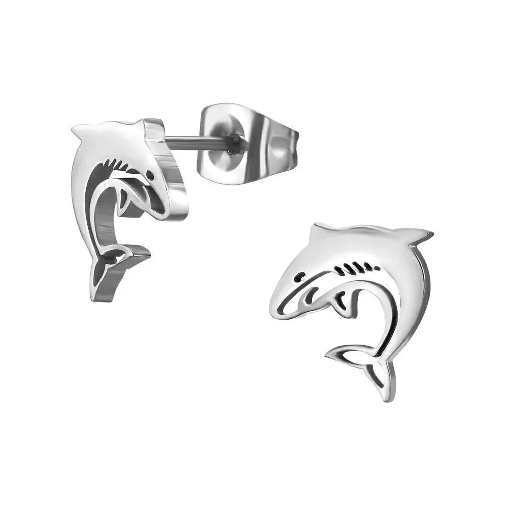 Stainless Steel Waterproof Shark Stud